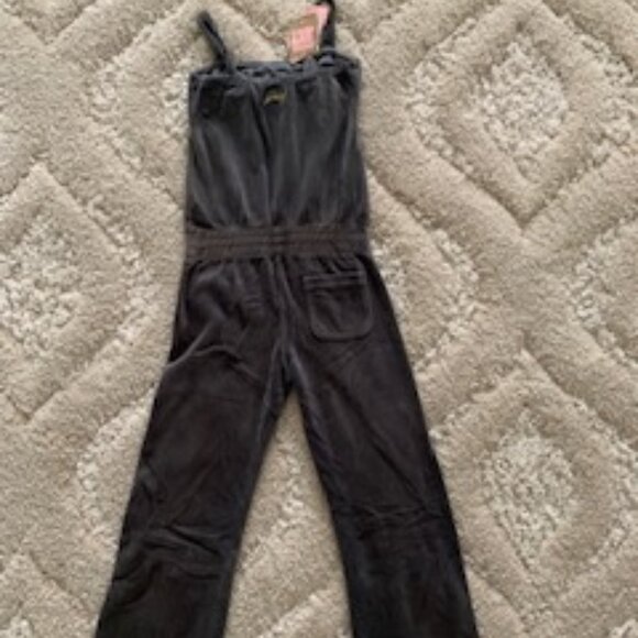 Juicy Couture Girl's Terry Velour Wide-Leg Romper/Jumpsuit (Tween Girl) NEW - Picture 3 of 7